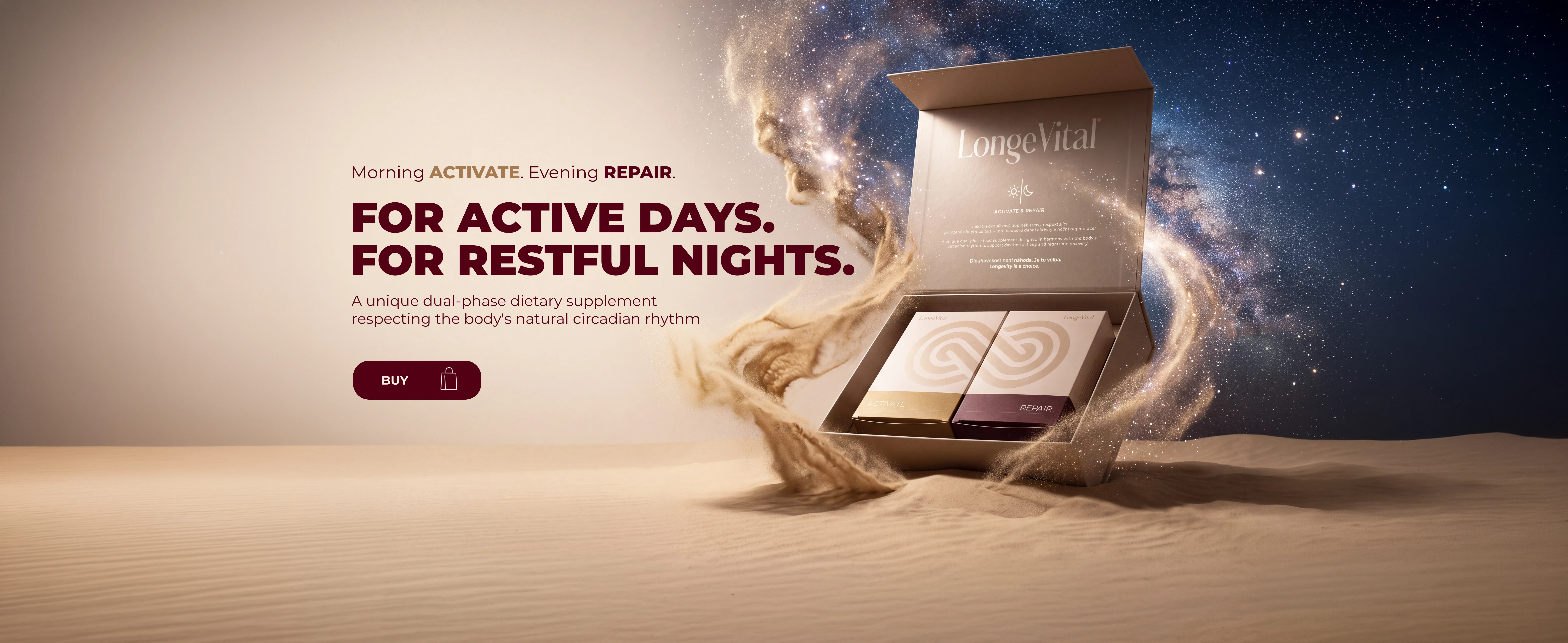 LongeVital - For active days. For restful nights.