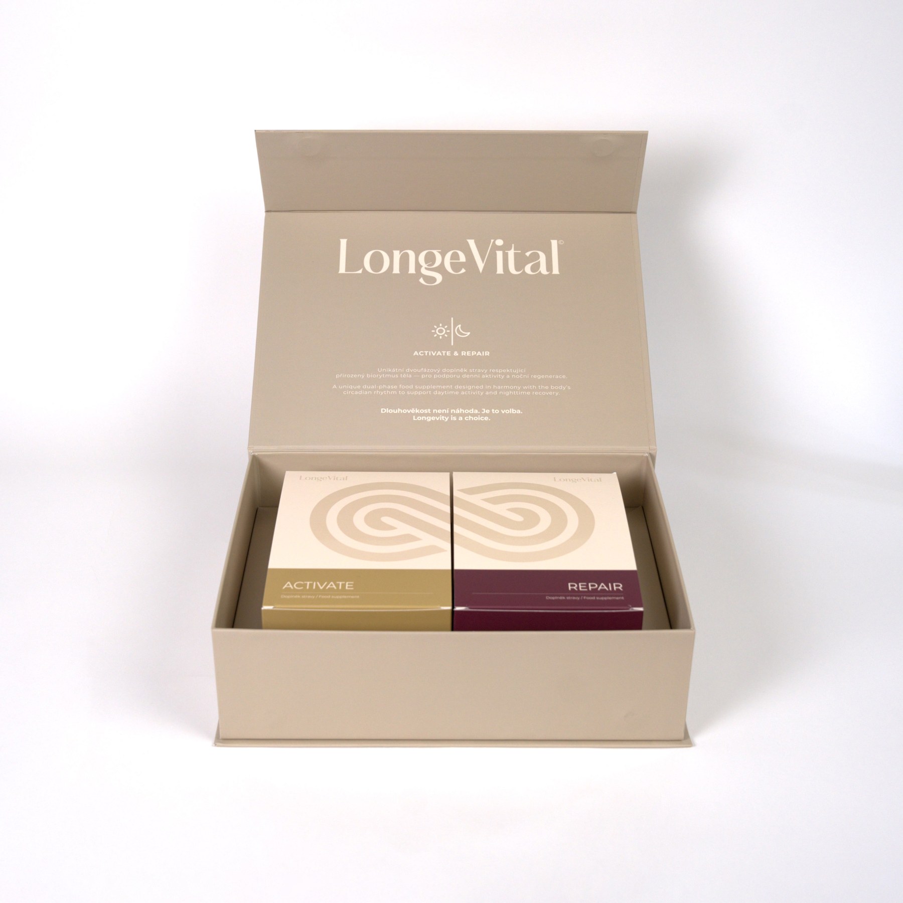 Otevřený dárkový box LongeVital